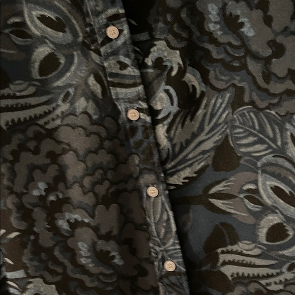 LOFT Blue and Black Patterned Dress - Picture 6 of 11